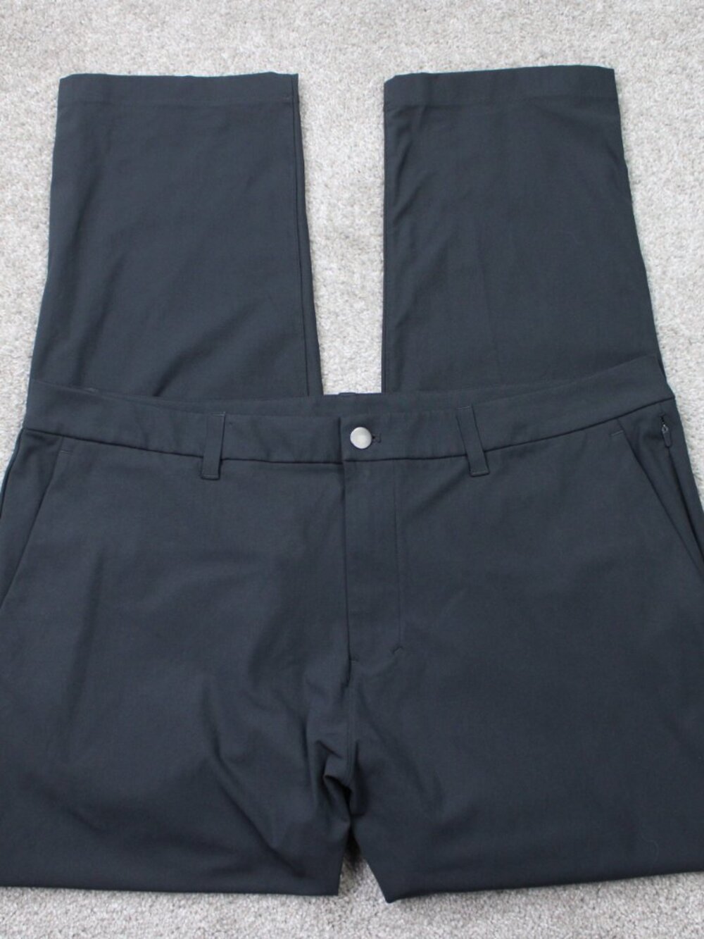 Lululemon Pants Mens 38x30 Gray ABC Classic Warpstreme Straight Leg Athleisure